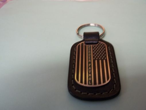 Custom Made Border Patrol Key Fob