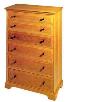 Custom Made Classic Cherry Tall Dresser