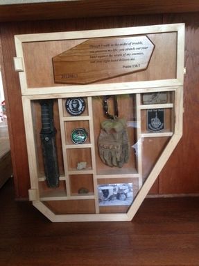 Custom Made Shadow Box With Multiple Windows