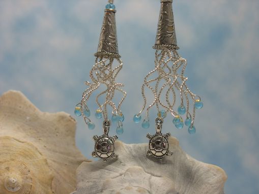 Custom Made Sea Anenome Earrings