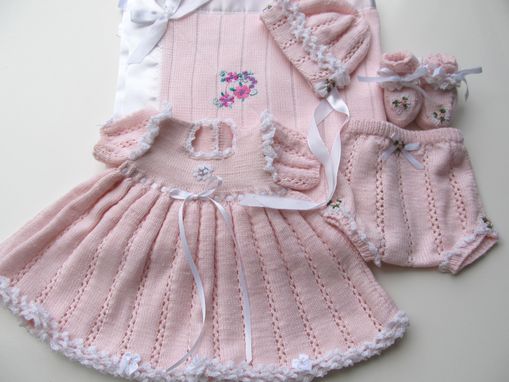 Custom Made Lace And Ruffles Baby Girl's Layette