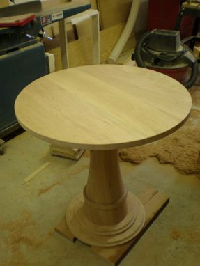 Custom Made Custom Solid Cherry Kitchen Table