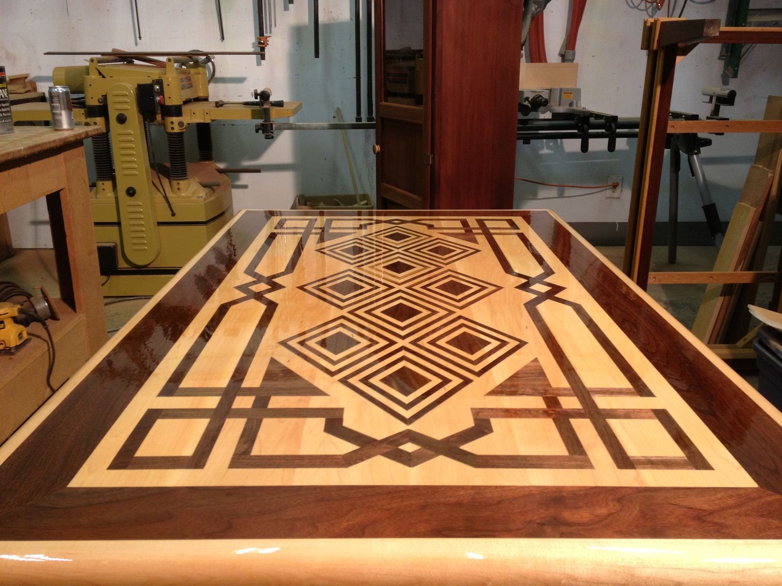 Hand Made Inlay Coffiee Table by Raw Creations Cnc