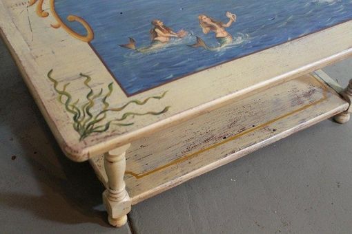 hand made custom mermaid sea coffee tableecustomfinishes hand made custom mermaid sea coffee tableecustomfinishes