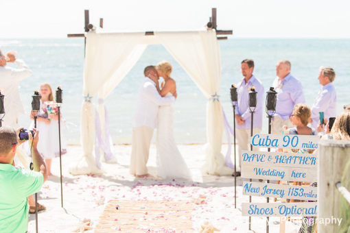 Custom Made Rustic Chic Wedding Directional Sign, Beach Wedding Decor, Shoes Optional Sign