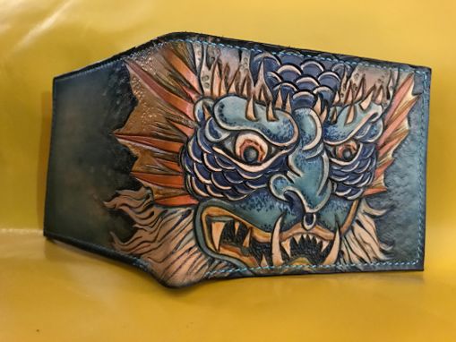 Custom Made Japanese Oni Leather Wallet