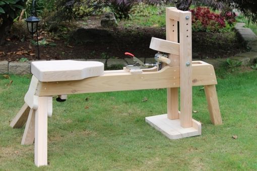 Hand Made Shave Horse by Kev's Custom Woodworking | CustomMade.com