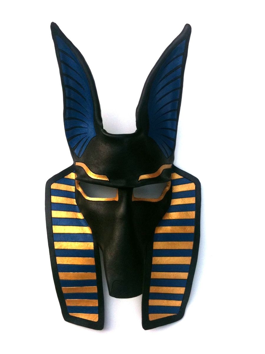 Handmade Anubis Leather Mask by Mr. Hyde's Custom Leather 