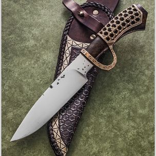 Hand Made Kitchen Knife by Theo Rock Nazz