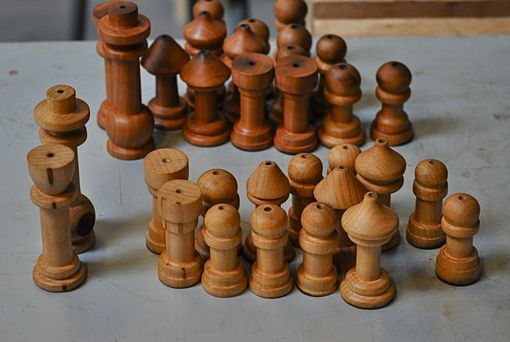 Custom Made Pipe Chess Set