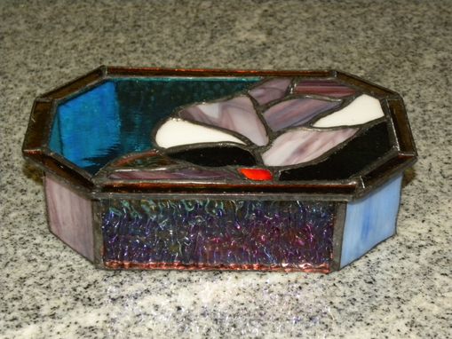 Custom Made Stained Glass Jewelry Box