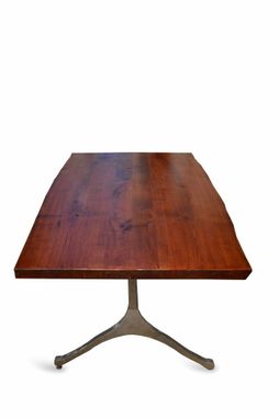 Custom Made Butternut Slab Dining Table