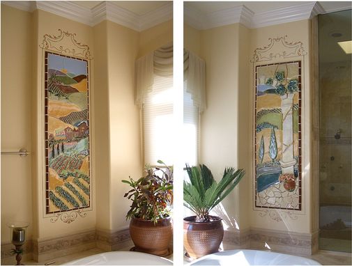 Custom Made Tuscan Landscape Panels