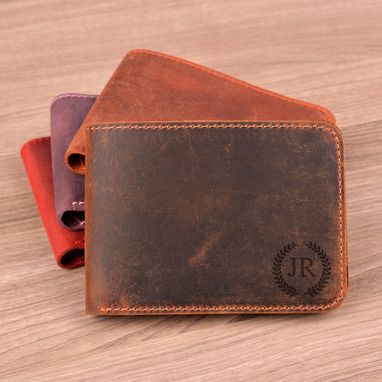 Custom Made Mens Wallet, Personalized Mens Wallet, Engraved Mens Wallet, Custom Wallet, Photo Wallet