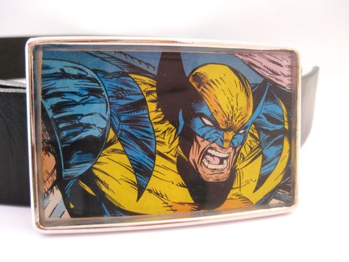 Custom Made Resin Belt Buckle With Wolverine Design