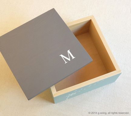 Custom Made Personalized Dandelion Box - Custom Jewelry Box
