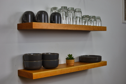 Custom Made Custom Wood Shelves, Custom Floating Shelf, Custom Cut Wood Shelves, Custom Made Floating Shelves