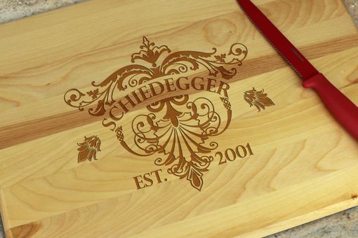 Custom Made Engraved Hardwood Cutting Board