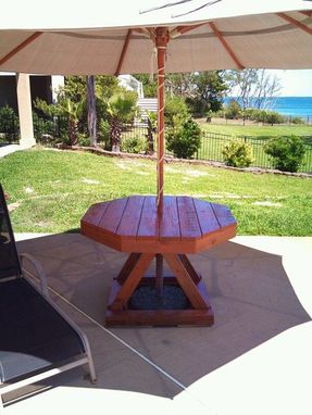 Custom Made Poolside Outdoor Table