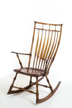 Custom Made Rocking Chair Contemporary Birdcage Windsor Rocking Chair