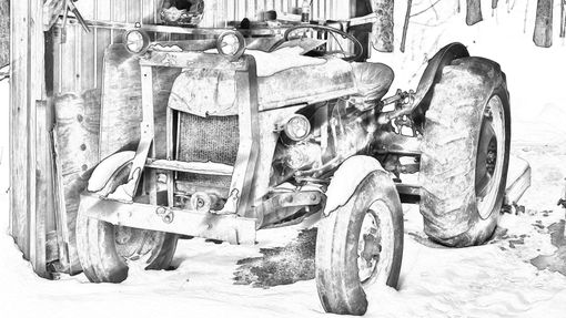 Custom Made Dad's Tractor
