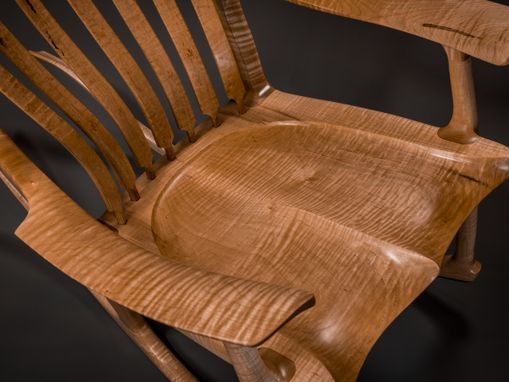 Custom Made Tiger Maple Handshake Rocker