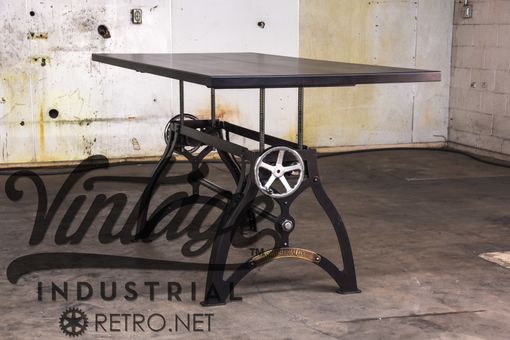 Custom Made Industrialux Sit Stand Desk
