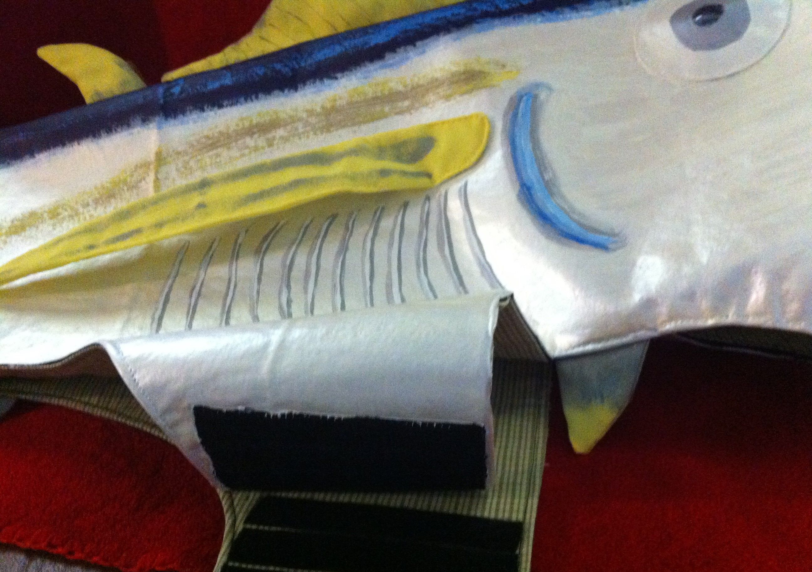 Buy Custom Made Canine Tuna Fish Costume, made to order from GabbiGirlz