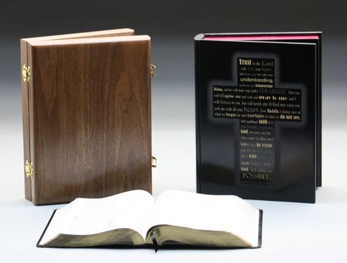 Custom Made Laser Engraved Bible Boxes