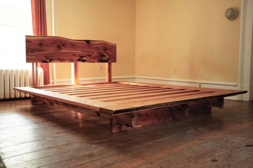 Custom Made Cedar Oak Bed