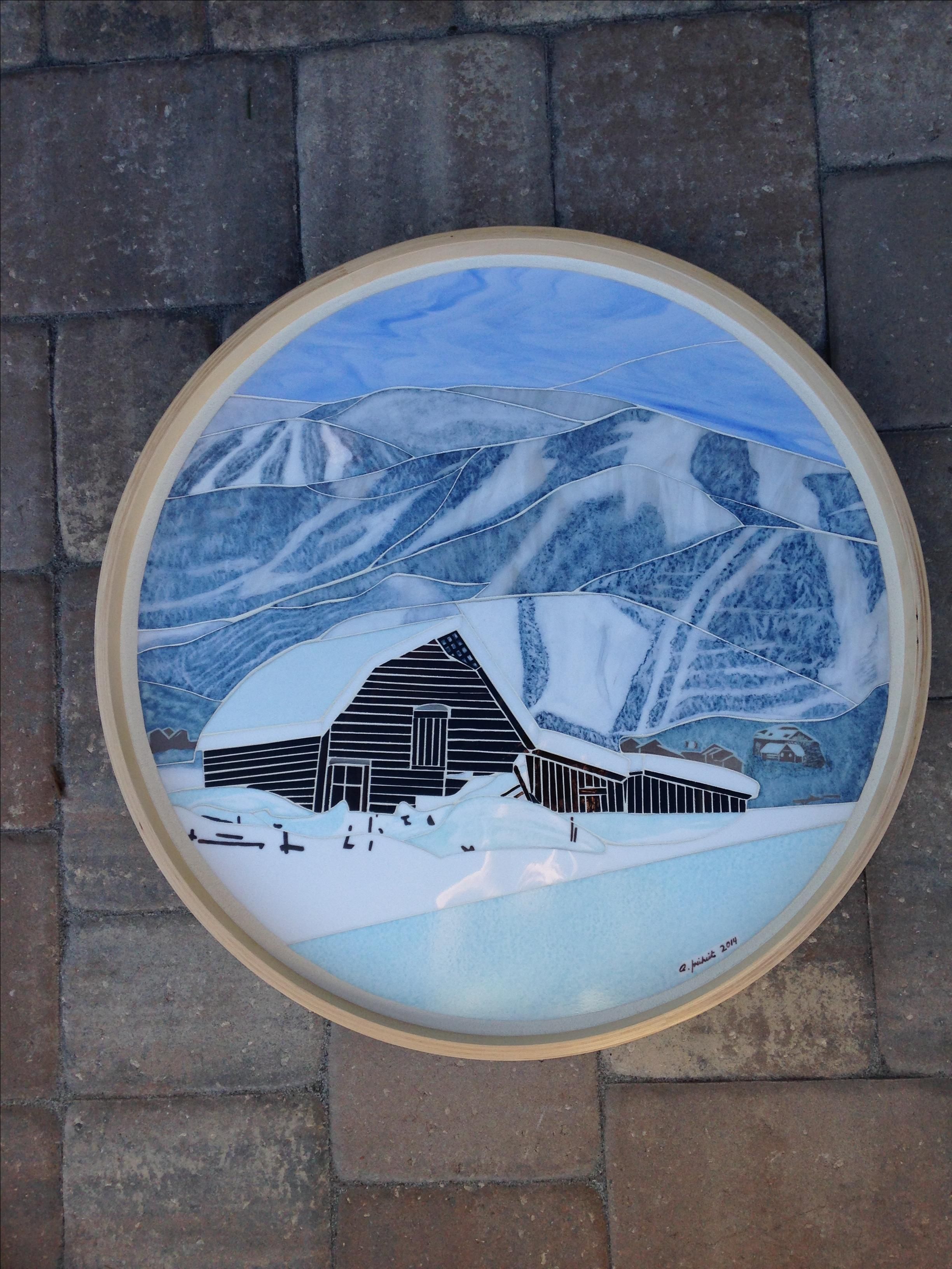 Handmade Lazy Susan Mosaic by Aval Glass Art Llc