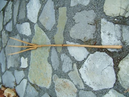 Custom Made Handcrafted Wooden Pitchfork.