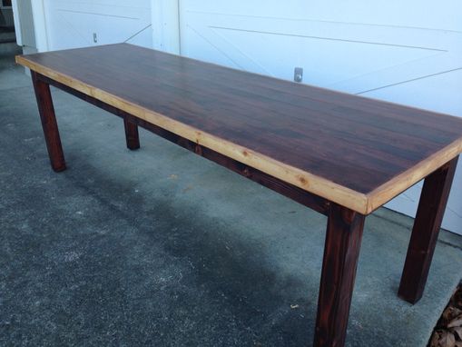 Custom Made Hardwood Flooring Table