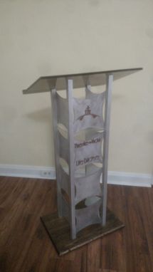 Custom Made Modern Podium With Custom Logo