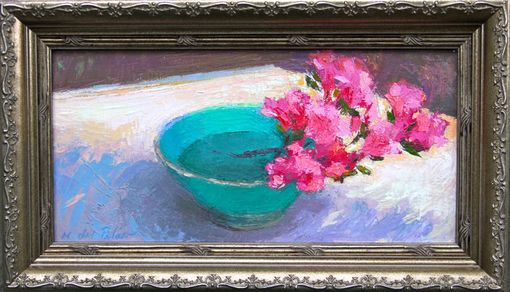 Custom Made Sunlit Blossom (Azaleas) Oil Painting