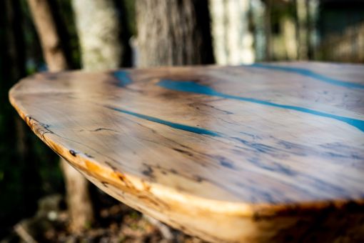 Custom Made Spalted Maple River Table