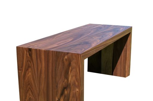 Custom Made Walnut Waterfall Table