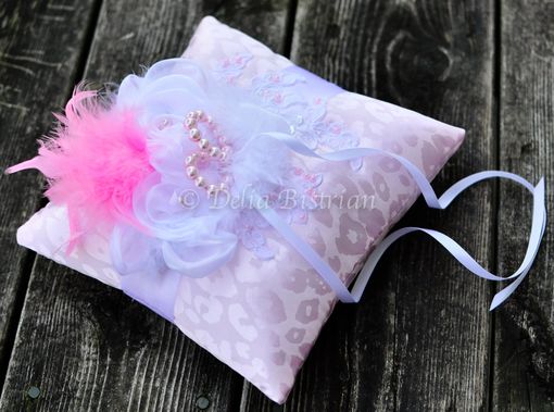 Hand Made Ring Bearer Pillow Wedding Pillow Cinderella Wedding