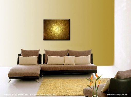 Custom Made Gold Abstract Original Painting Sale 22% Off