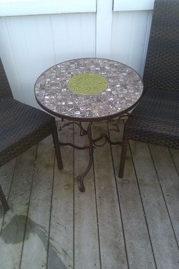Custom Made Small Round Stale Table