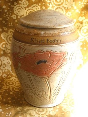 Custom Made Personalize Poppy Cremation Urn