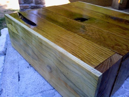 Custom Made Repurposed Bible Box In Ash And Oak