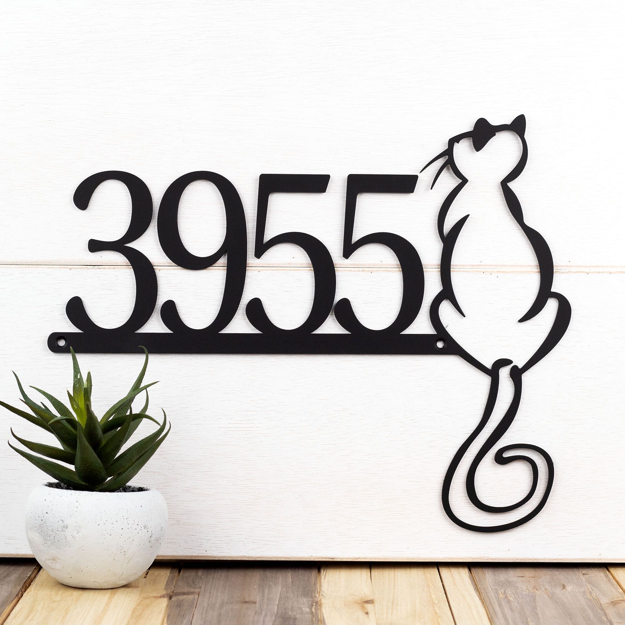 Buy Hand Made Cat House Number Metal Sign, Address Sign, Custom Sign, House  Numbers, Address Plaque, Cat Sign, made to order from Refined Inspirations,  Inc.