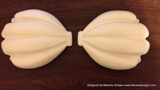 Custom Made Ariel Resin Shells Blank Set - Size Small (Fits Size A-B Cups)