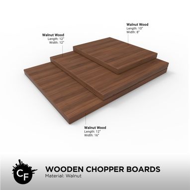 Custom Made Wooden Chopper Boards