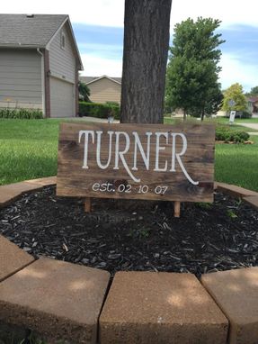 Custom Made Family Name Signs