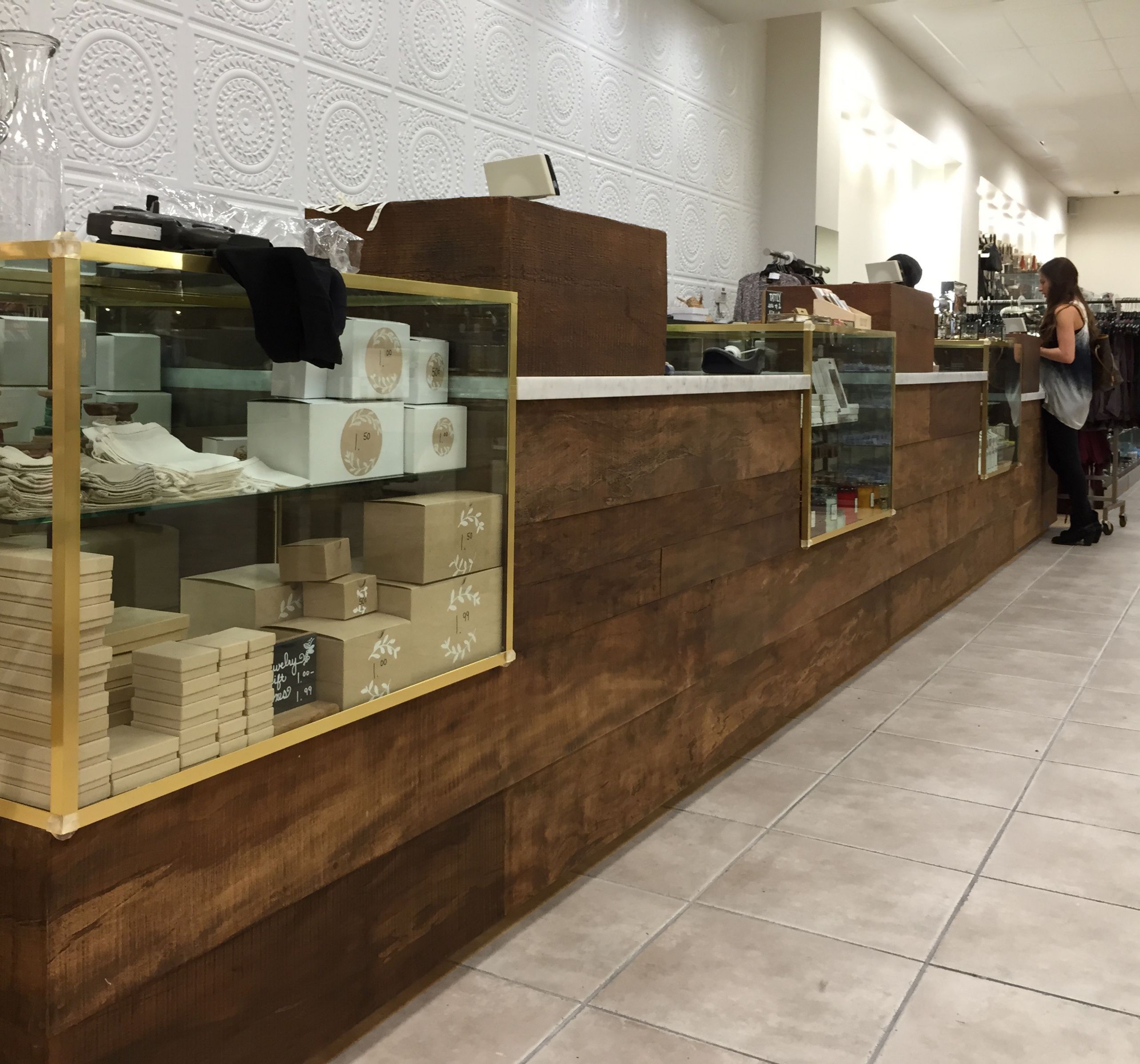 Custom Made Liv3 CashWrap by Cannery Village Casegoods