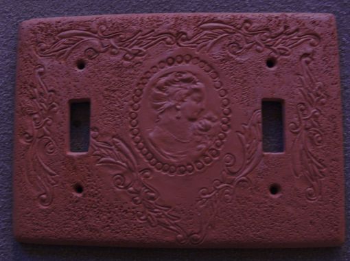 Custom Made Switchplate ,Light Switchplate,Personalized ,Handmade ,Hand Carve On Ceramic,,Hand Painted ,Unique .