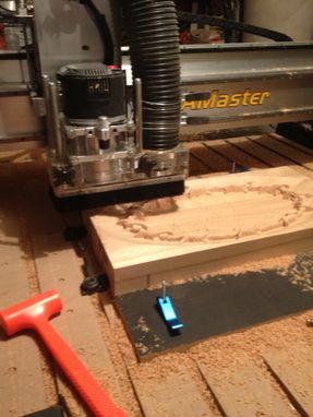 Custom Made Thick Maple Cnc Carving !