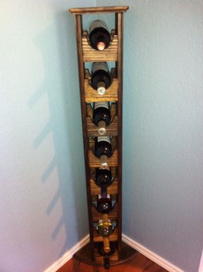 Custom Made Tall Skinny Wine Rack